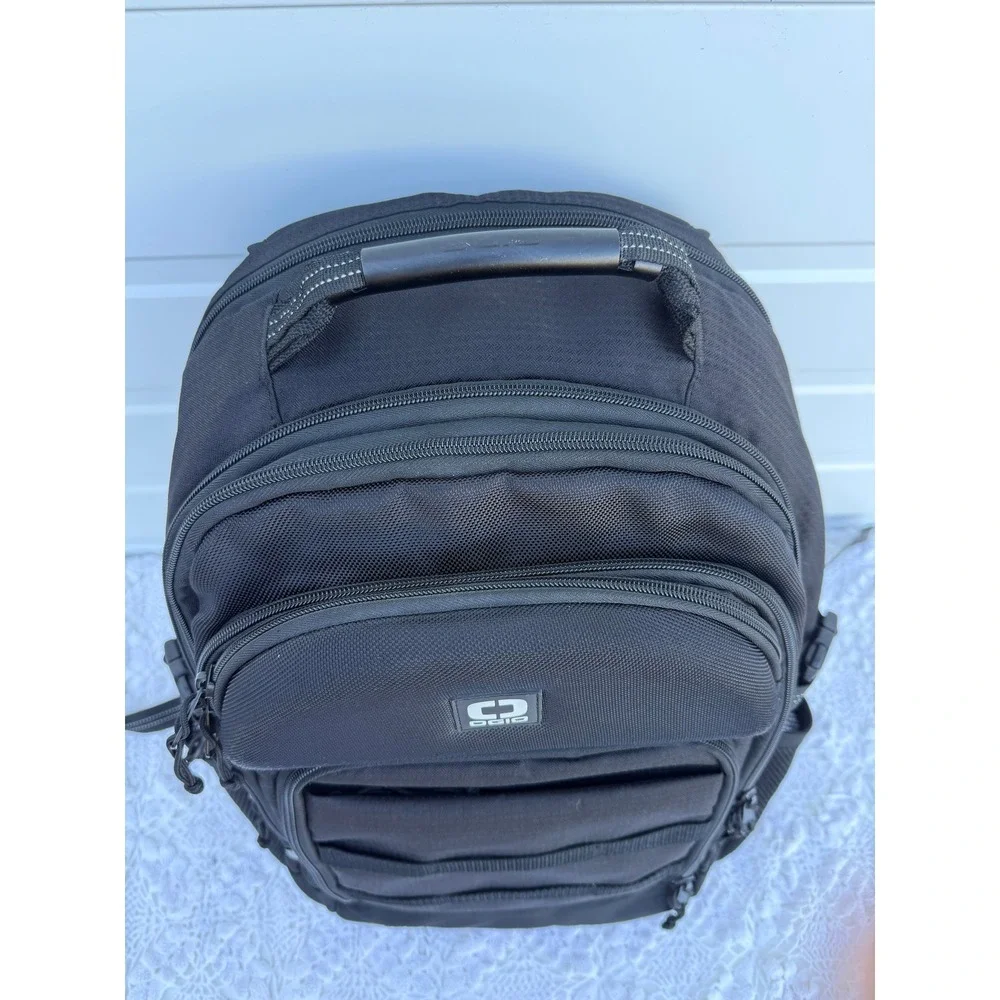 OGIO Gambit 17 Laptop Backpack Black Tactical Tech Vault Travel Bag Mens